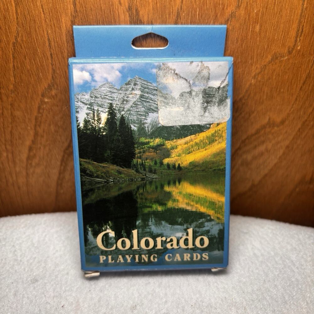 Colorado Playing Cards Maroon Bells Scenic Photography Impact Colorado Sealed